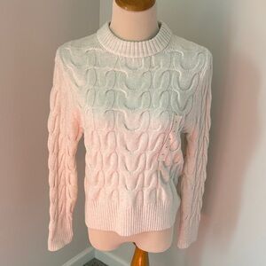 a new day Soft Ivory Cable Crew Sweater